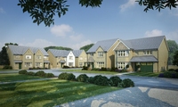 Redrow homes at Manor Fields, Steeton CGI