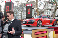 Stars turn out for screening of Iron Man 3 including the Audi R8 e-tron