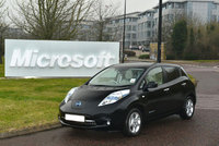 Nissan Leaf is the green option for Microsoft UK