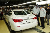 First Infiniti Q50 rolls off the Tochigi production line