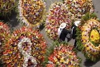 The colourful Medellin Flower Festival