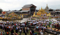 Join in the celebrations at a Burmese festival