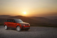 First dynamic display of the Range Rover Sport up the Goodwood hill