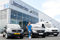 Mercedes-Benz dealer Road Range gives football star Toni a lift  
