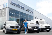 Mercedes-Benz dealer Road Range gives football star Toni a lift