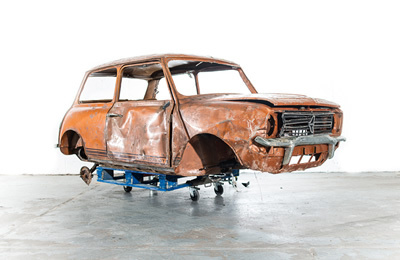 Last Longbridge Mini up for sale- recovered from the Longbridge tunnels in 2012
