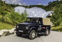 Land Rover's Electric Defender starts work at the Eden Project