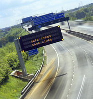 Tyre incidents inspire new motorway messages