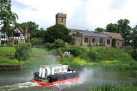 The mk2 Hovervan glides into World of Top Gear at Beaulieu