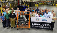 Ford builds two millionth fuel-efficient EcoBoost engine