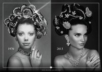 Graff Diamonds recreates their iconic Hair & Jewel image