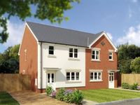 Impression of new houses at Marston Park