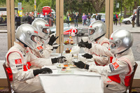 Vodafone McLaren Mercedes  enjoys a taste of Hilton HHonors Winning Weekends