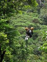 Zip wire fun in Costa Rica!