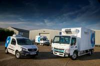 The new Coolertech-bodied FUSO Canter Eco Hybrid and Sprinter AiroSprint