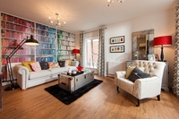 Inside the two-bedroom Betterton show home