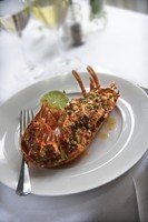 Enjoy perfectly cooked lobster 