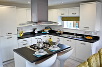 The show home kitchen at Harbin Fields