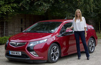 Carol Vorderman goes ultra low with the Vauxhall Ampera