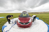 Nissan creates world’s biggest Zorb… with a car inside