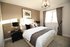 A bedroom in one of the new showhomes at Kings Manor