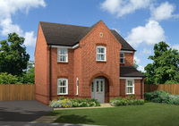 CGI of the Hatfield-style home