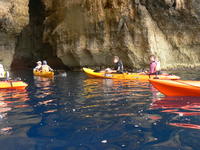 Discover caves by kayak in Gozo!