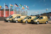 Ford Transit golden convoy starts UK tour to celebrate 50 years of service