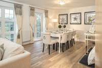 A stylish typical Taylor Wimpey interior.