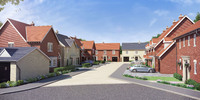 Family homes offering country living launch for sale in Bentley Heath, Hertfordshire 
