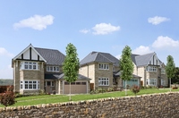 Three of Redrow’s show homes at Horsforth Vale.