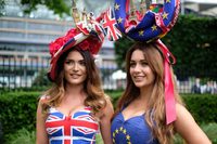 EU referendum-inspired dresses spotted at Royal Ascot