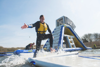 Cornwall's largest inflatable Aqua Park opens with a splash
