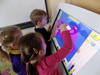 Nursery children welcome interactive Tablet Tables