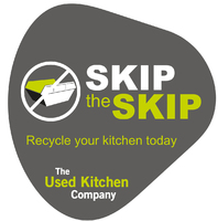 The Skip the Skip campaign logo from The Used Kitchen Company