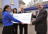 David Wilson Homes raise money for local charity 