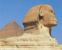City and sand in Egypt