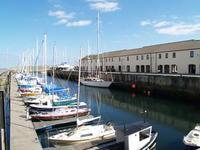 The marina view