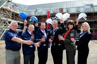Topping out at City Point in Derby