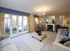 A luxury Antler Homes living room at Stone Bank Gardens in Bardsey