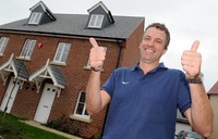 Steve Faulkner at his new Redrow home at Aaragon Mews