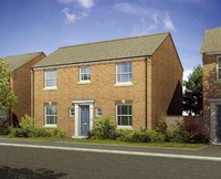 An artist’s impression of the ‘Citrine’ housetype at The Avenue, Kirkby-in-Ashfield, Nottinghamshire