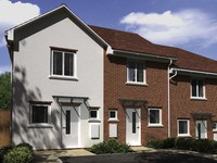 An artist’s impression of the ‘Cherry’ housetype at Regis Park in Earley.