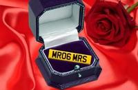 Growing affection 4 partner plates from DVLA personalised registrations