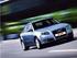 The Audi A4, which features both KYB branded rear shock absorbers and power steering pump.