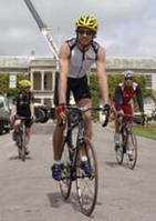 Formula One and Rally stars switch from horsepower to pedal power