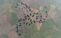 Record-breaking skydive for the British Red Cross