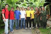 A1GP Teams adopt Orang-Utans during Nature Reserve visit