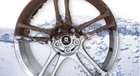 New easy clean wheels need only water to stay shining