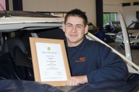 Auto Windscreens Apprentice named as best in the glass industry